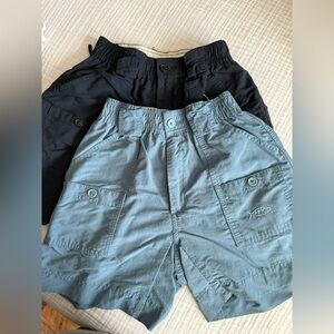 2 pairs AFTCO Navy/Marine Blue Fishing Shorts